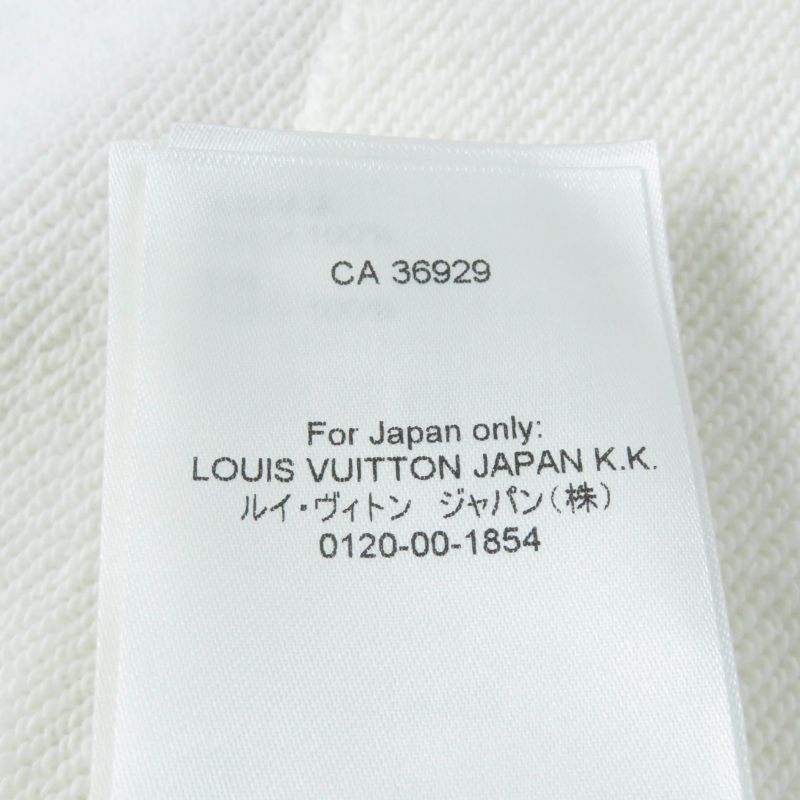 Louis Vuitton Yayoi Kusama 23AW 100% Cotton Zip Up Hoodie With Face Patch White