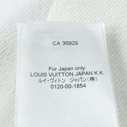 Louis Vuitton Yayoi Kusama 23AW 100% Cotton Zip Up Hoodie With Face Patch White