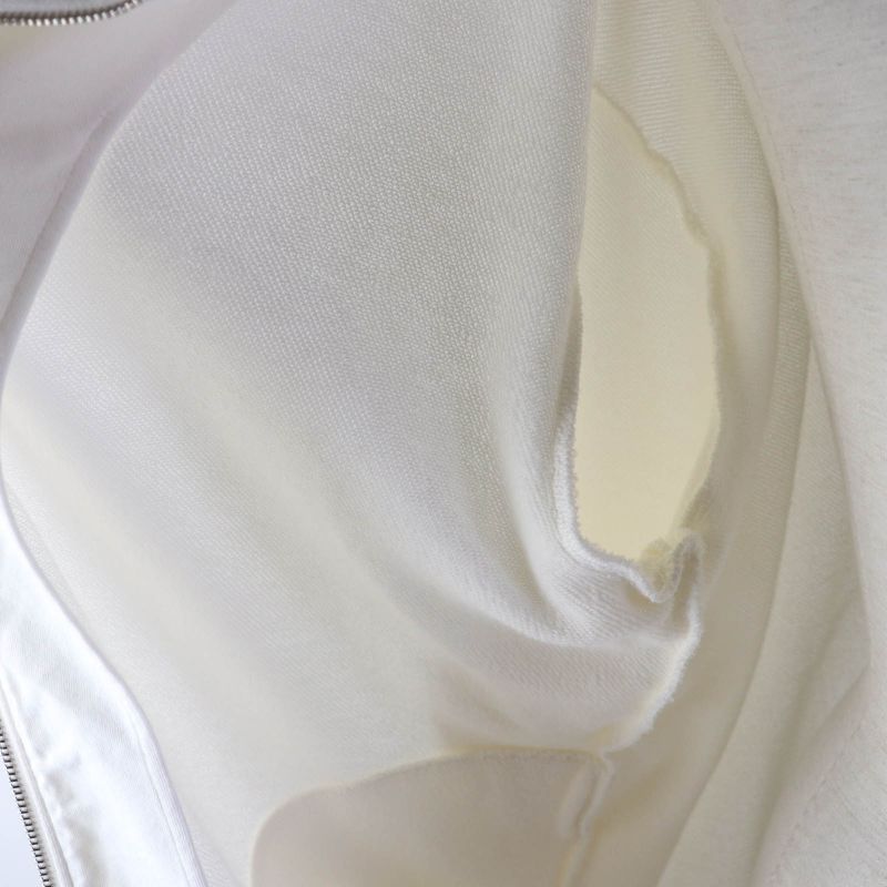 Louis Vuitton Yayoi Kusama 23AW 100% Cotton Zip Up Hoodie With Face Patch White