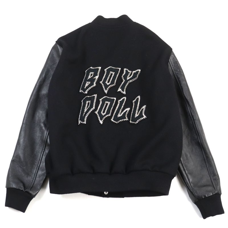 Celine 22AW 2v09m896c BOY DOLL Teddy Jacket IN Textured WOOL Boy Doll Studded