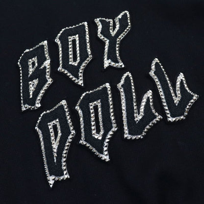 Celine 22AW 2v09m896c BOY DOLL Teddy Jacket IN Textured WOOL Boy Doll Studded