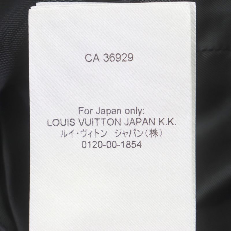 Louis Vuitton 22SS Wool Mohair Monogram Checked LV Gold Button Double Breasted