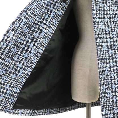 Louis Vuitton 22SS Wool Mohair Monogram Checked LV Gold Button Double Breasted