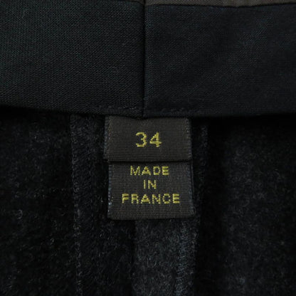 Louis Vuitton Tweed Wool Shorts Black Gray 34 With Hangers Made In France