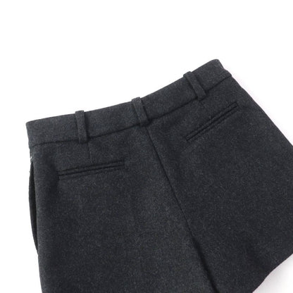 Louis Vuitton Tweed Wool Shorts Black Gray 34 With Hangers Made In France