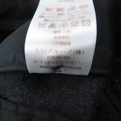 Louis Vuitton Tweed Wool Shorts Black Gray 34 With Hangers Made In France