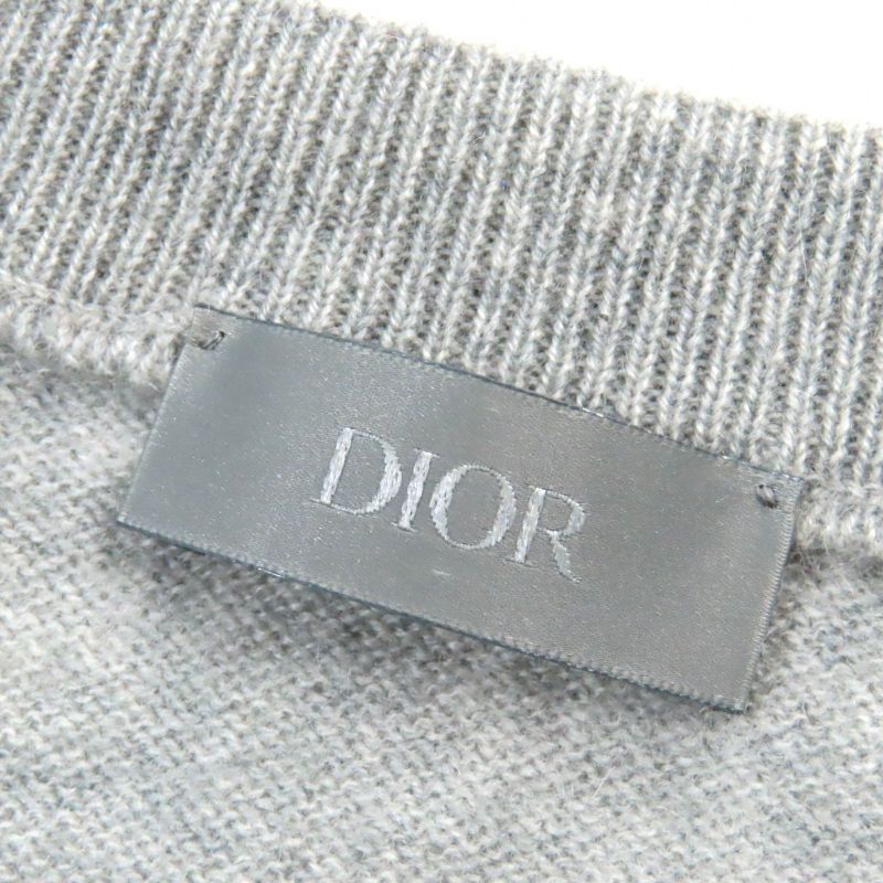 DIOR Homme DIOR Homme 23AW 343m640at721 100% Cashmere CD Interlaced Long Sleeve