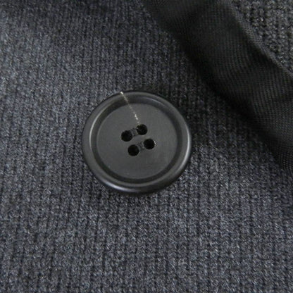 Prada 23AW Sgc362 Triangle Logo Fly Front Wool Blouson Jacket Gray 48 Made In