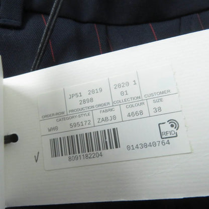 Gucci 20SS 595172 Wool Silk Blend Interlocking G Trouser Pants Bottoms Navy 38