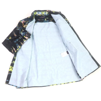 Louis Vuitton 21AW 1a9a3s Cotton Printed Monogram Tie Dye Denim Shirt Denim