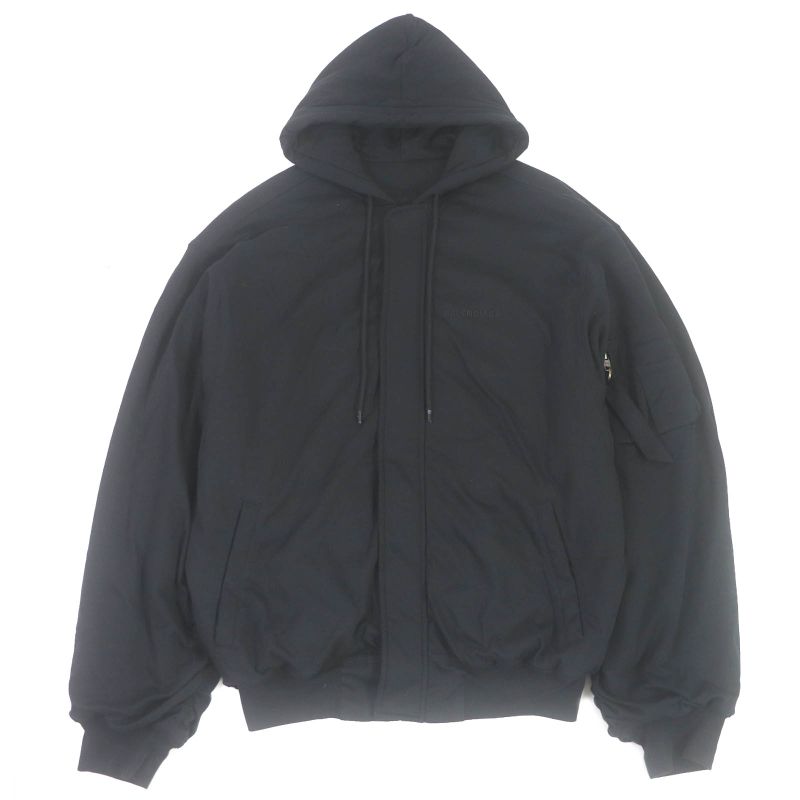 Balenciaga 21AW 657115 Marvel Collaboration Hulk Back Print Cotton Padded