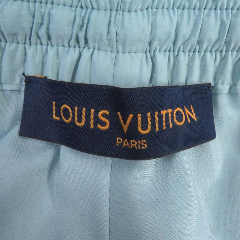 Louis Vuitton 23SS 1aatla Mixed Material Logo Embroidery Jogger Pants Track