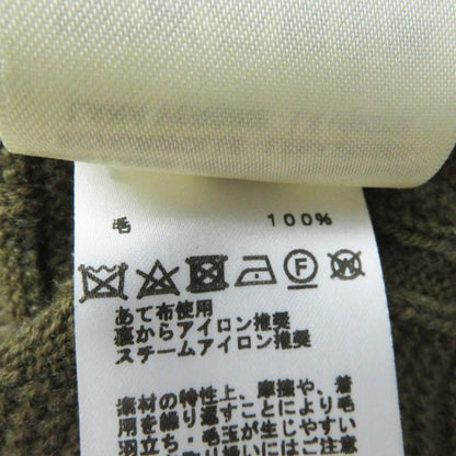 Hermes 22AW 2h2630da Loungewear Voyage H Ash Relief Knit Long Sleeve Wool