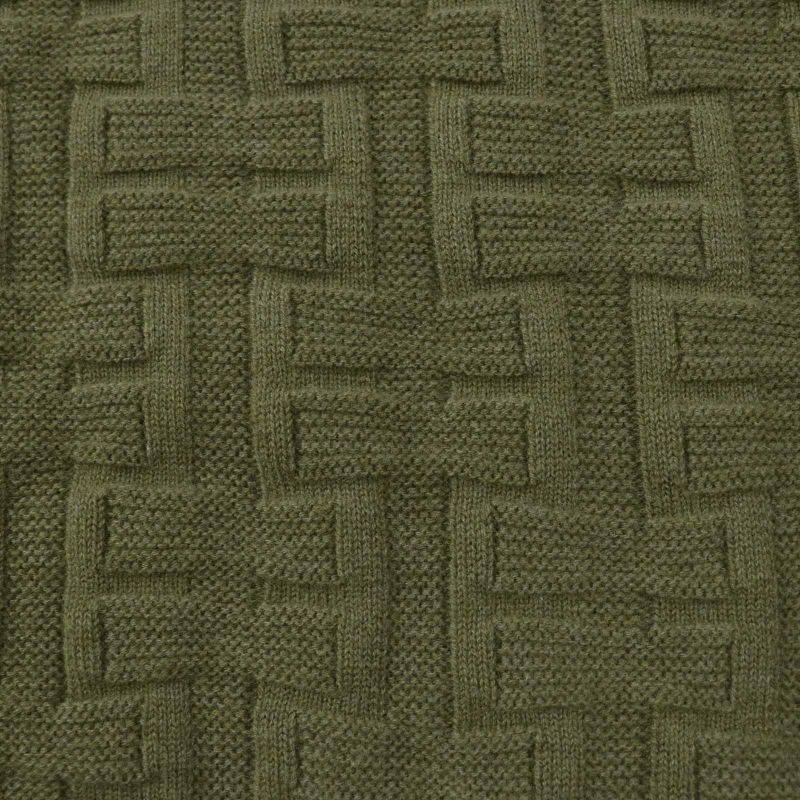 Hermes 22AW 2h2630da Loungewear Voyage H Ash Relief Knit Long Sleeve Wool