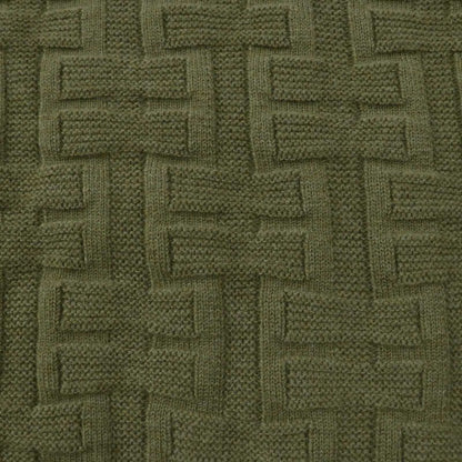 Hermes 22AW 2h2630da Loungewear Voyage H Ash Relief Knit Long Sleeve Wool