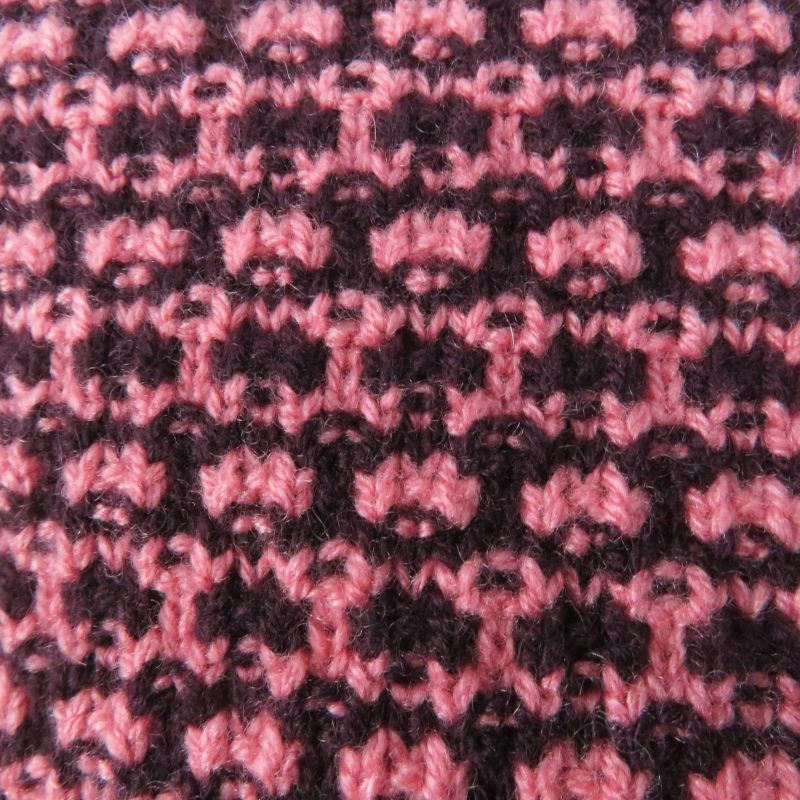 CHANEL 2023 P75435 With Coco Mark Buttons 100% Cashmere Knit Dress/janska Pink