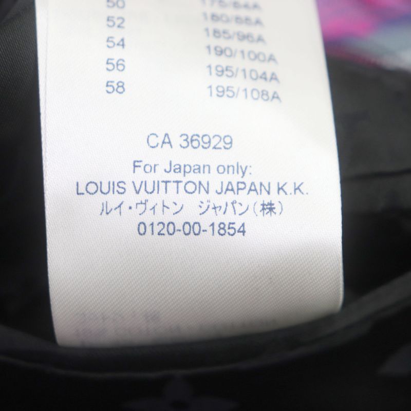  Louis Vuitton 2021 Madras Check Monogram Logo Chester Coat Pink Multi 48 With