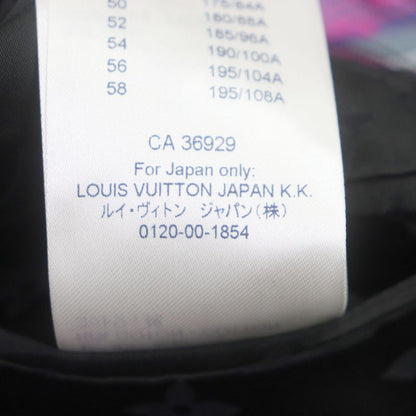  Louis Vuitton 2021 Madras Check Monogram Logo Chester Coat Pink Multi 48 With