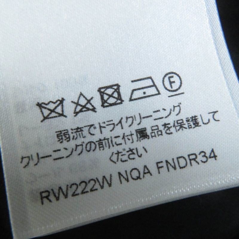 Louis Vuitton 2022 Wool Silk Preppy Martingale Dress With Lace LV Buttons Black