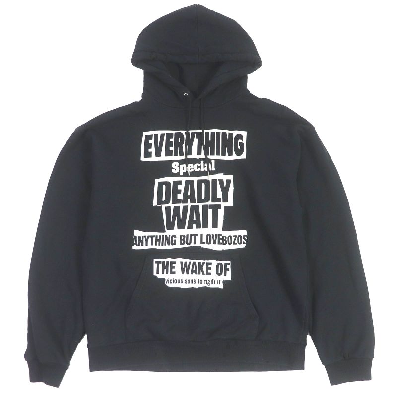 Celine 23AW 2y99d670q 100% Cotton Message Print Pullover Hoodie