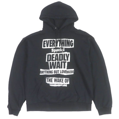 Celine 23AW 2y99d670q 100% Cotton Message Print Pullover Hoodie