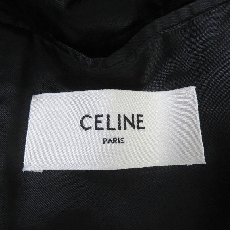 Celine 2v321120d Peak Collar Long Tuxedo Jacket Grand Poudre Tailored Jacket