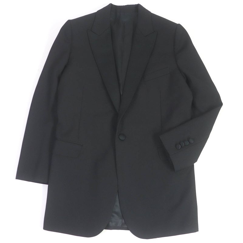 Celine 2v321120d Peak Collar Long Tuxedo Jacket Grand Poudre Tailored Jacket