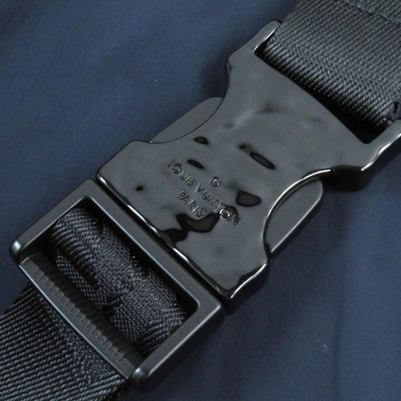 Louis Vuitton 19AW Docking Pullover Hooded Windbreaker Jacket With Belt Pocket