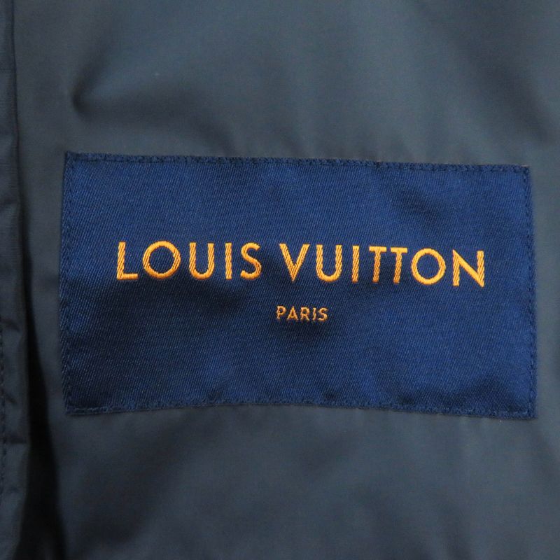 Louis Vuitton Hhb51wnkj Staples Edition Logo Plate Leather Use Hooded Zip Up