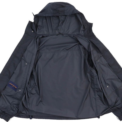 Louis Vuitton Hhb51wnkj Staples Edition Logo Plate Leather Use Hooded Zip Up