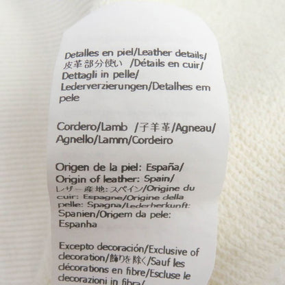 LOEWE H526y25x31 100% Cotton Anagram Leather Patch Pocket Pullover Hoodie