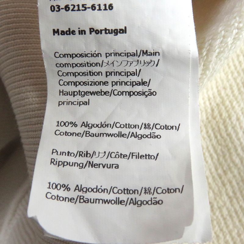 LOEWE H526y25x31 100% Cotton Anagram Leather Patch Pocket Pullover Hoodie