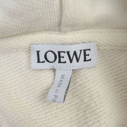 LOEWE H526y25x31 100% Cotton Anagram Leather Patch Pocket Pullover Hoodie