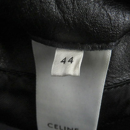 Celine 20SS 2e467297d Washed Calfskin Leather Jacket Double Rider Black 44