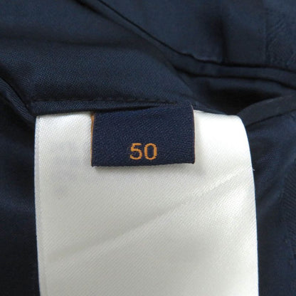 Louis Vuitton 22SS 100% Wool Monogram All-over Ribbed Hem Blouson Jacket Navy