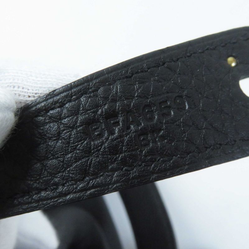 Hermes Lindy 30 Gold Hardware Taurillon Clemence Shoulder Bag Black B Engraved