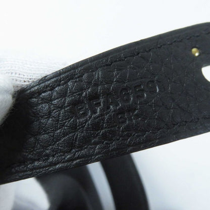 Hermes Lindy 30 Gold Hardware Taurillon Clemence Shoulder Bag Black B Engraved