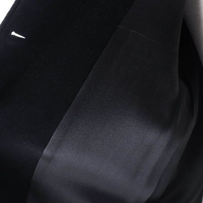 CHANEL 05A P26790 100% Silk Lining Cashmere Long Coat With Coco Mark Buttons