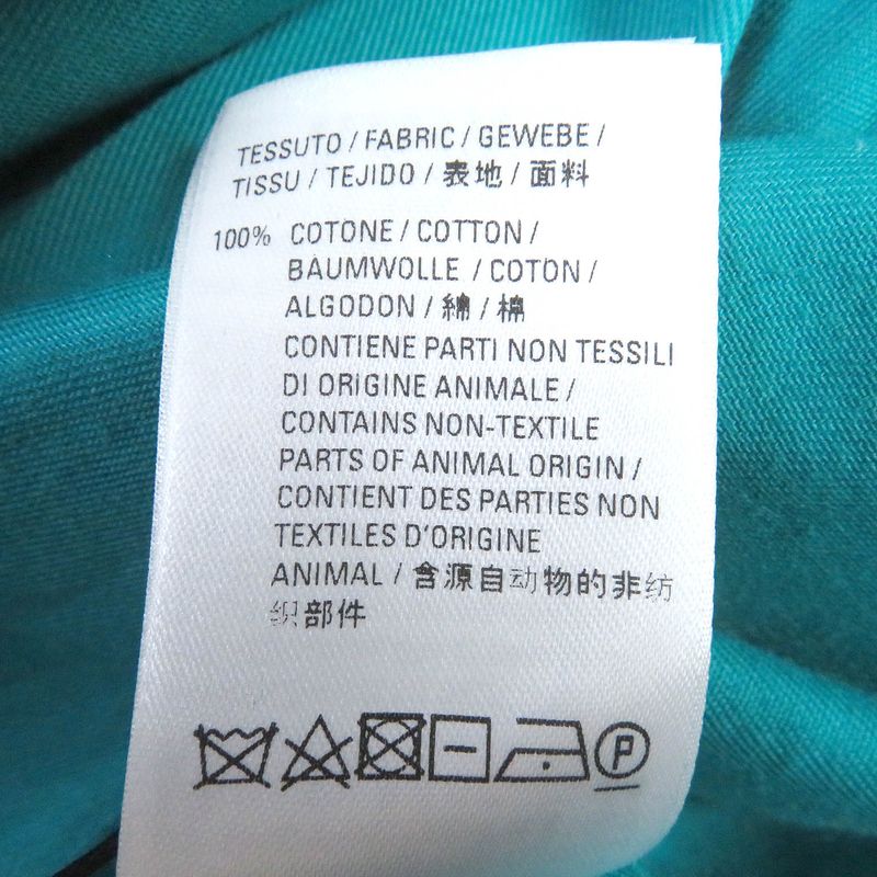 Balenciaga 595219 Cotton BB Logo Embroidery Oversized Double Sleeve Work Shirt