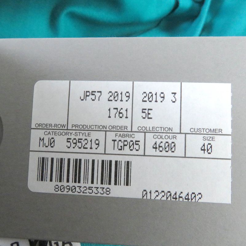 Balenciaga 595219 Cotton BB Logo Embroidery Oversized Double Sleeve Work Shirt