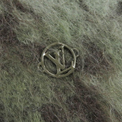 Louis Vuitton 19AW Mohair LV Circle Logo Hardware Total Pattern Turtleneck Knit