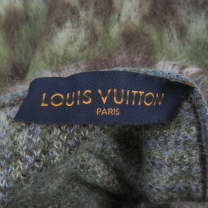 Louis Vuitton 19AW Mohair LV Circle Logo Hardware Total Pattern Turtleneck Knit