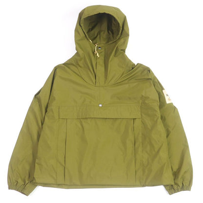 Gucci The North Face 21SS 648874 Logo Patch Hooded Anorak Hoodie Raincoat Khaki