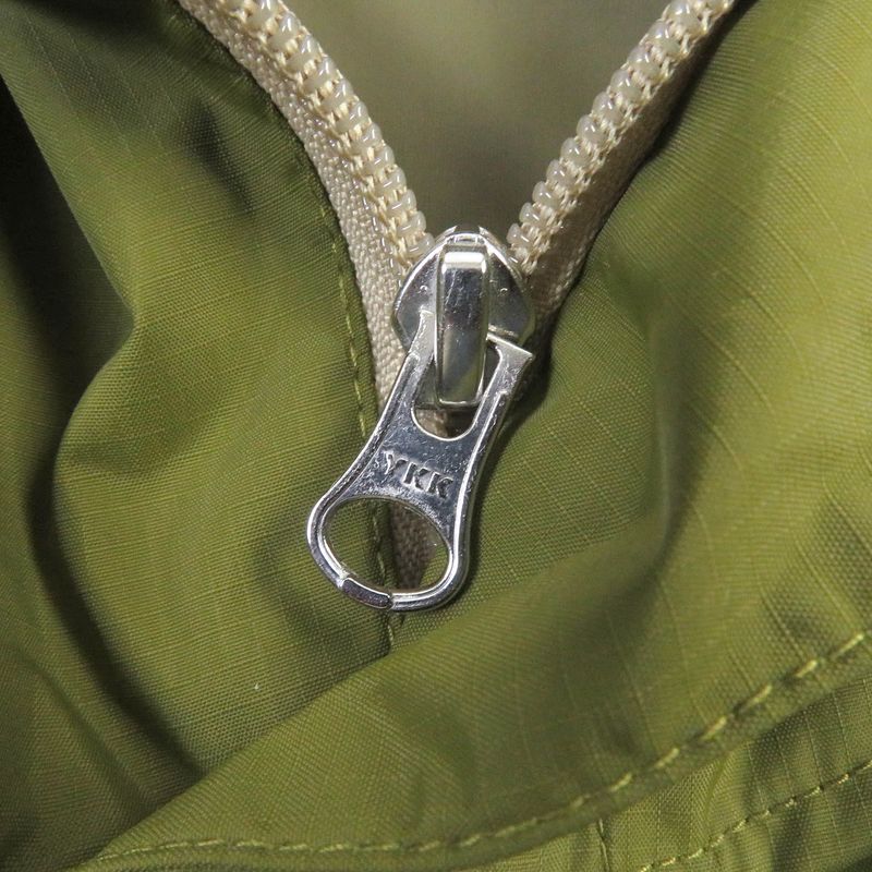 Gucci The North Face 21SS 648874 Logo Patch Hooded Anorak Hoodie Raincoat Khaki