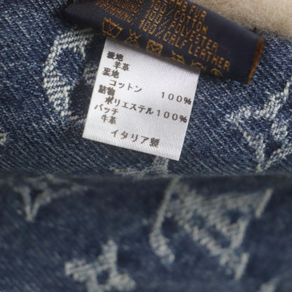 Louis Vuitton NIGO Echarpe Sheer Ring Monogram Denim Leather Patch Reversible