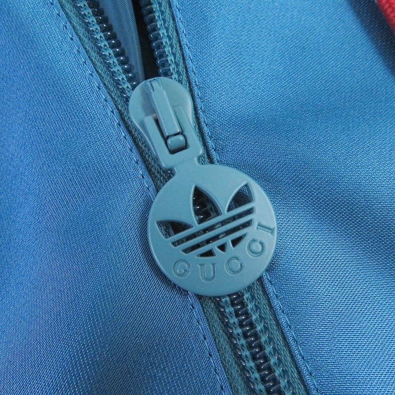 Gucci Adidas 22AW 691429 Trefoil All-over Patterned Anorak Parka Blouson