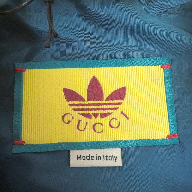 Gucci Adidas 22AW 691429 Trefoil All-over Patterned Anorak Parka Blouson
