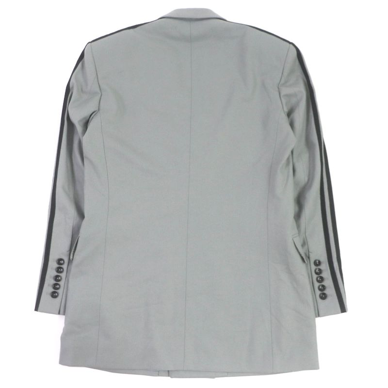 Gucci Adidas 720173 Side Three Line Oversized Double Breasted Tailored Jacket