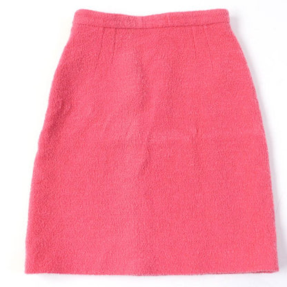 Gucci 631492 Monochrome Tweed Skirt Trapezoid Skirt Mini Skirt Pink 36 Made In