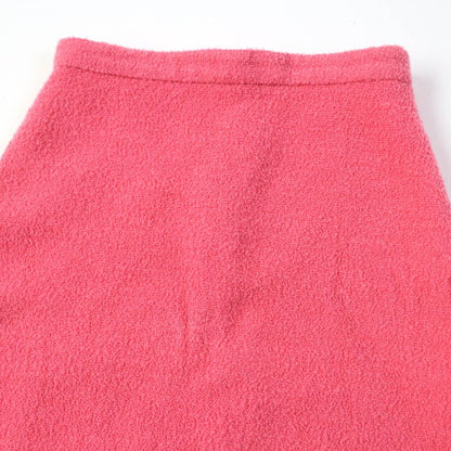 Gucci 631492 Monochrome Tweed Skirt Trapezoid Skirt Mini Skirt Pink 36 Made In